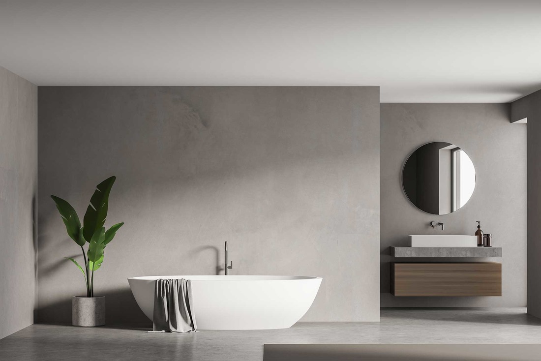 Микробетон в интерьере: что это за материал и где его можно применять?